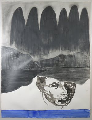 Jan van der Pol - Gemengde techniek op papier, Zonder titel - Ingelijst (Groot) kopen? Bied vanaf 200!