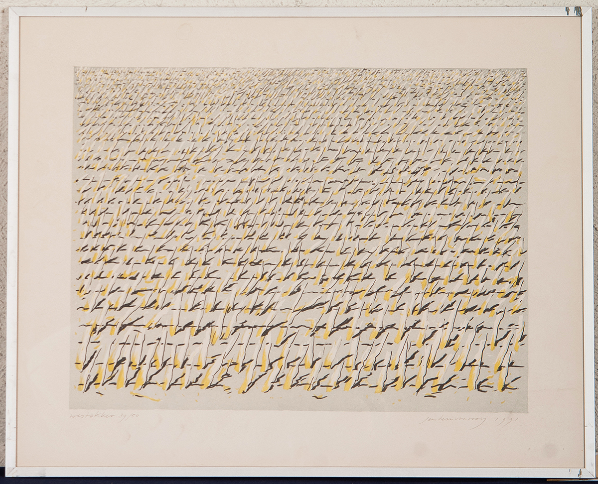 Jan Hein van Rooy - Westakker - Litho - gesigneerd r.o. - oplage 39/50 ex. - 1991 kopen? Bied vanaf 10!