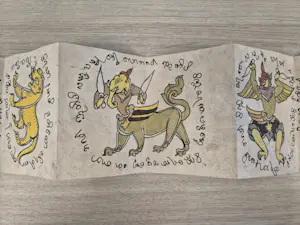Curiosa - Burmese Tattoo Parabaik kopen? Bied vanaf 300!
