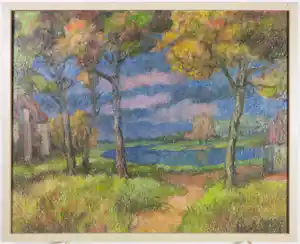 Buy Harmen Klaas Post - Olieverf op paneel - Ingelijst? Bid from 100!