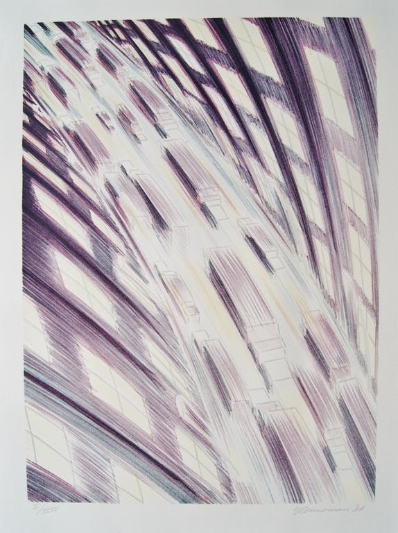 Jeroen Henneman - grote litho - 1988 - oplage XXXV. verkocht voor € 1!