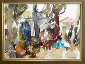 Frans Hollaardt - Landschap met huis verkocht voor € 65!