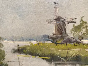 Jan Kelderman - Molens in polderlandschap kopen? Bied vanaf 2!