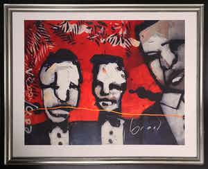 Herman Brood - 'Copa Las Vegas' - Nieuw ingelijst (Groot) verkocht voor € 695!