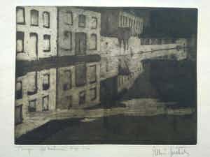 Albert Goethals - Bruges "effet Nocturne" verkocht voor € 45!