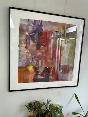 Bram Reijnders - Gemengde techniek - Abstract - Ingelijst (Zeer groot) - verkauft für € 110!