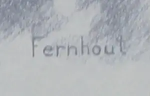 Edgar Fernhout - Litho: Bloemstilleven kopen? Bied vanaf 20!