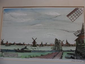 Lense Elzinga - Kleuren Ets, Krommenie anno 1795. kopen? Bied vanaf 35!