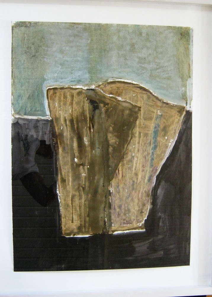 Jo Gijsen - gouache in baklijst titel: elkaar kopen? Bied vanaf 89!