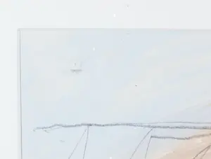 Aart Roos - Gemengde techniek op papier, Zonder titel - Ingelijst kopen? Bied vanaf 1!