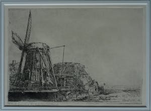Theo Beerendonk - Rembrandt Harmensz van Rijn – ets, De Molen - De Omval - 1641 kopen? Bied vanaf 100!