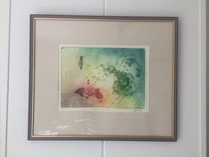 Ad Arma - "Eilanden 3" - Ets, Ingelijst, Oplage van slechts 5 stuks kopen? Bied vanaf 85!