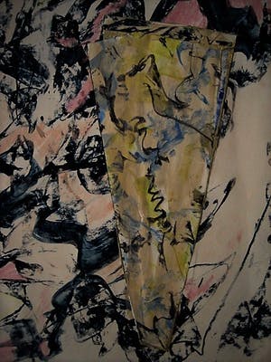 Karel Slingervoet - Grote Expressieve Collage van Haarlemse Materieschilder en Collagist kopen? Bied vanaf 1!