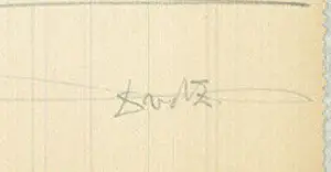 Douwe Jan van der Zweep - Potloodtekening: Dorpsgezicht kopen? Bied vanaf 39!