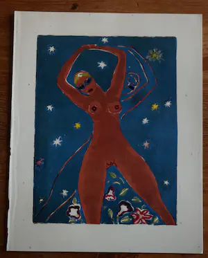 Kees van Dongen - Houtgravure - La Nuit - 1955 kopen? Bied vanaf 50!