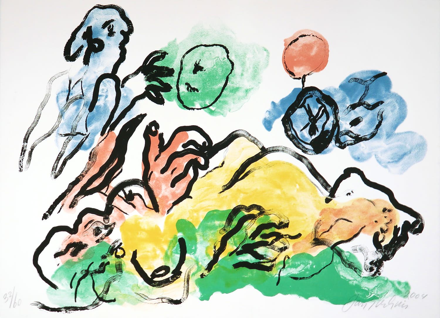 Jan Sierhuis - Litho, Moeder en kind kopen? Bied vanaf 1!