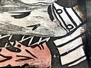 Niet of onleesbaar gesigneerd - Gemengde techniek, Zonder titel kopen? Bied vanaf 1!