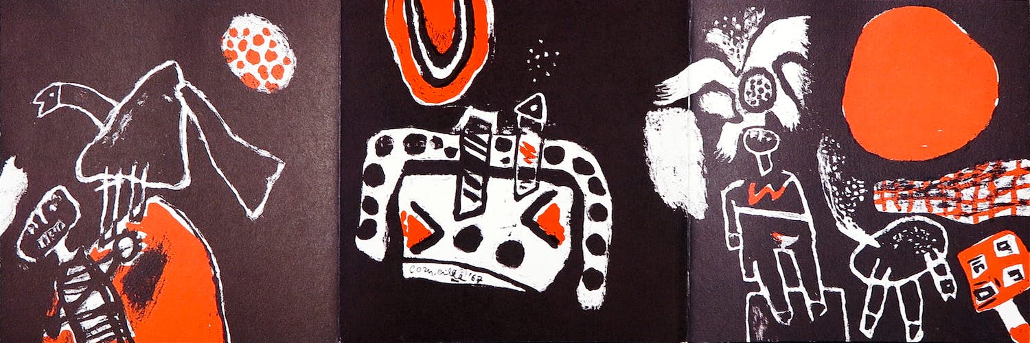 Corneille - Tentoonstellingscatalogus met originele lithografische kaft kopen? Bied vanaf 1!