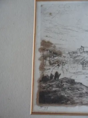 Marius Bauer - Droge naald. Titel, Een stad in het Oosten uit 1898 kopen? Bied vanaf 30!