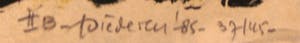 Jef Diederen - Linosnede op Japans papier, Zonder titel kopen? Bied vanaf 100!