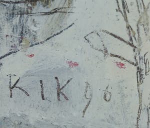 Rik van Iersel - Gemengde techniek op karton, Zonder titel kopen? Bied vanaf 100!