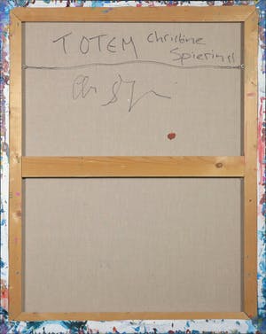 Christine Spierings - Olieverf op doek, Totem kopen? Bied vanaf 60!