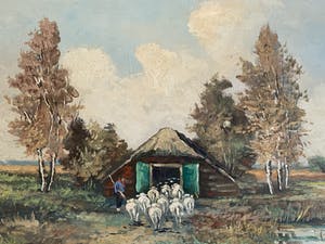 Jan van Vlaardingen - Schaapskooi op Gooise heide kopen? Bied vanaf 80!