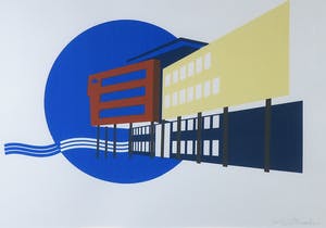 Anny van den Besselaar - Zeefdruk, Zonder Titel kopen? Bied vanaf 1!