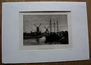 AcheterPetrus Johannes Arendzen - Litho: De kattensloot bij Amsterdam? Enchérissez de 35!