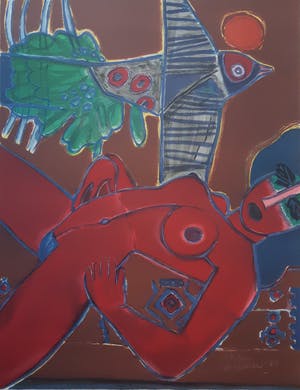 Corneille - Laatste keer : " Nu la Rose " - Lithografie uit 1981 kopen? Bied vanaf 325!