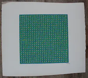 Jan Riske - Acryl op papier - 1993 kopen? Bied vanaf 89!