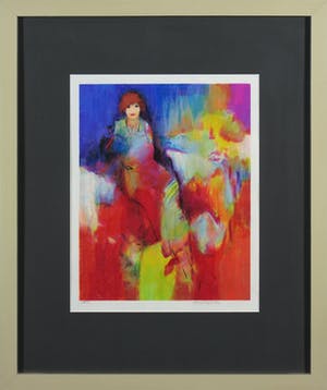 Arthur Bernard - Zeefdruk, Zonder titel - Ingelijst kopen? Bied vanaf 35!