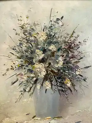 Gerardus Johannes Ernens - Vaas met bloemen. vendu pour 185€ !