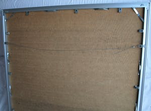 Niet of onleesbaar gesigneerd - GROTE ingelijste zeefdruk , Parkeermeter – gesigneerd – nr. 27 van 50 ex. kopen? Bied vanaf 1!