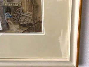 Germ de Jong - "Kustplaats Zuid-Frankrijk" - 1957 - Gem. Techn. - Ingelijst - Zeer goed kopen? Bied vanaf 400!