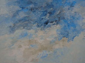 Armando - Abstractie in blauw en wit kopen? Bied vanaf 110!