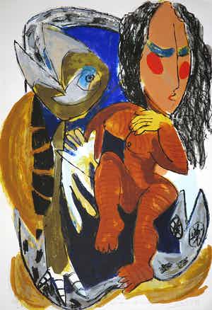 John Lie a Fo - Zeefdruk, La danse (...) verkocht voor € 35!