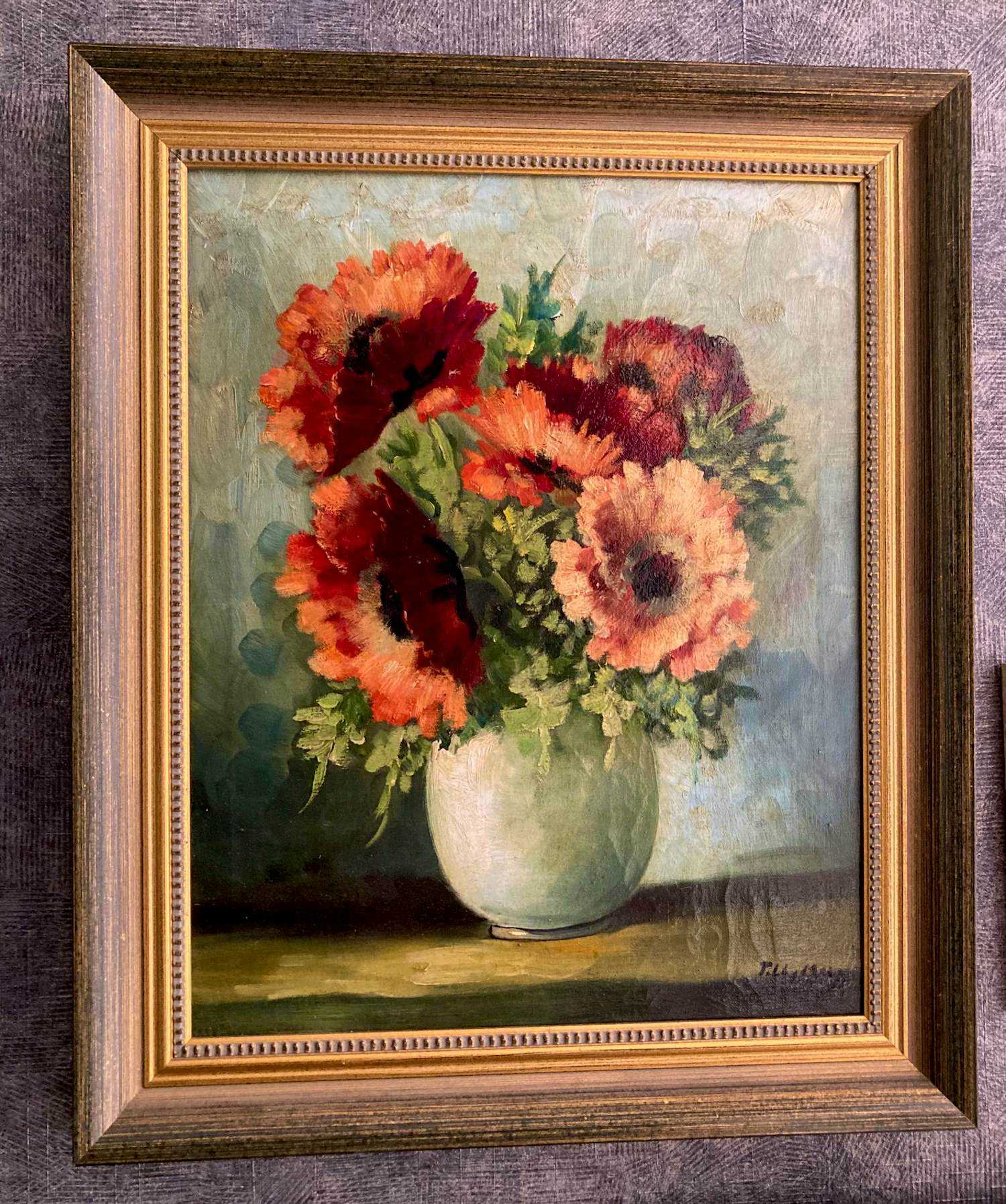 Tilly Moes - Bloemen in vaas (in nieuwe lijst) kopen? Bied vanaf 180!