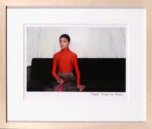 Elsbeth Struijk van Bergen - Silverprint, Portret - Ingelijst verkocht voor € 80!