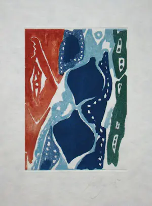 Ernst Wilhelm Nay - Compositie - 1965 - Aquatint ets - Gesigneerd en gedateerd kopen? Bied vanaf 250!