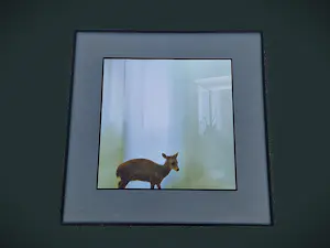 AcheterPaul den Hollander - Originele silverprint kleuren foto "reflection of a deer" ingelijst -zonder glas? Enchérissez de 60!