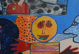 Corneille - Zeefdruk, Pinocchio (INGELIJST), GROOT kopen? Bied vanaf 475!