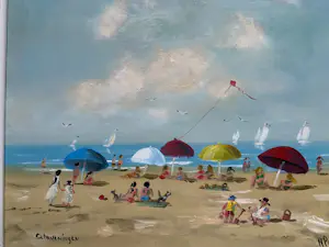 Henk Poeder - Strand gezicht kopen? Bied vanaf 149!