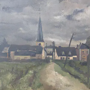 Floris Jespers - Dorp in de Ardennen ( Paliseul - Maissin ). 1938 - 1944. kopen? Bied vanaf 750!