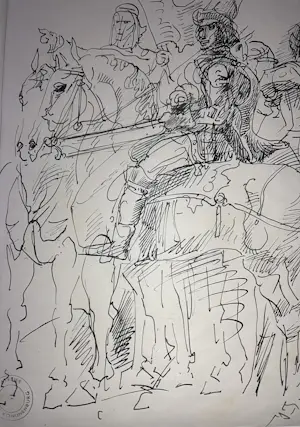 Willem van Konijnenburg - Meerdere ruiters te paard kopen? Bied vanaf 230!