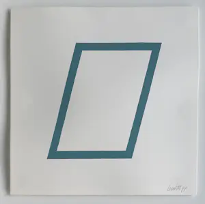 Sol LeWitt - Five Geometric Figures in Five Colors | 'Paralellogram' | 1986 kopen? Bied vanaf 950!