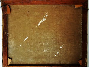 Niet of onleesbaar gesigneerd - Omstreeks 1900 geschilderd Vanitas stilleven met schedel, bijbel en rozenkrans kopen? Bied vanaf 10!