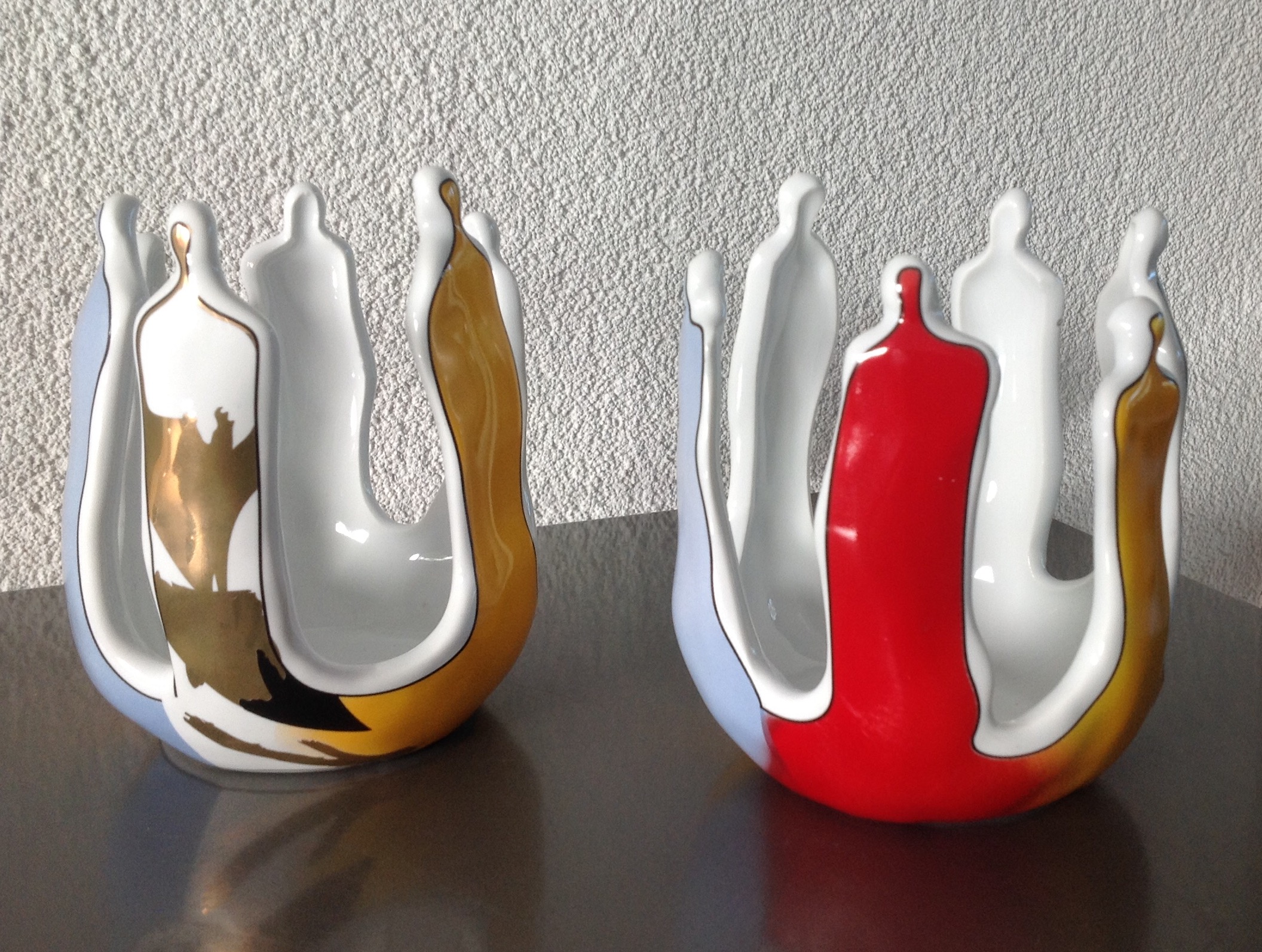 Corry Ammerlaan - Twee kandelaars/waxinelichthouders kopen? Bied vanaf 16!