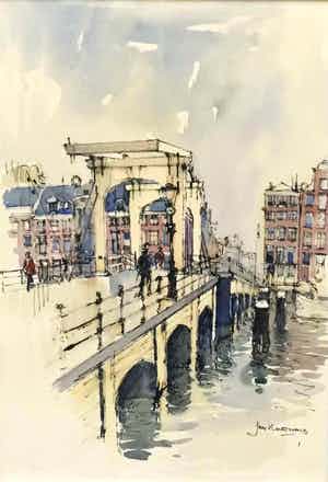 Jan Korthals - 5715-2 - Amsterdam verkocht voor € 100!