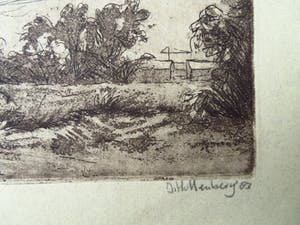 Jan Hollenberg - Koedijk - ets/aquatint kopen? Bied vanaf 10!